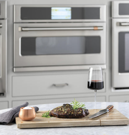 Cafe CSB923P4NW2 CAF(EBACK)™ 30" Smart Five in One Wall Oven with 240V Advantium® Technology