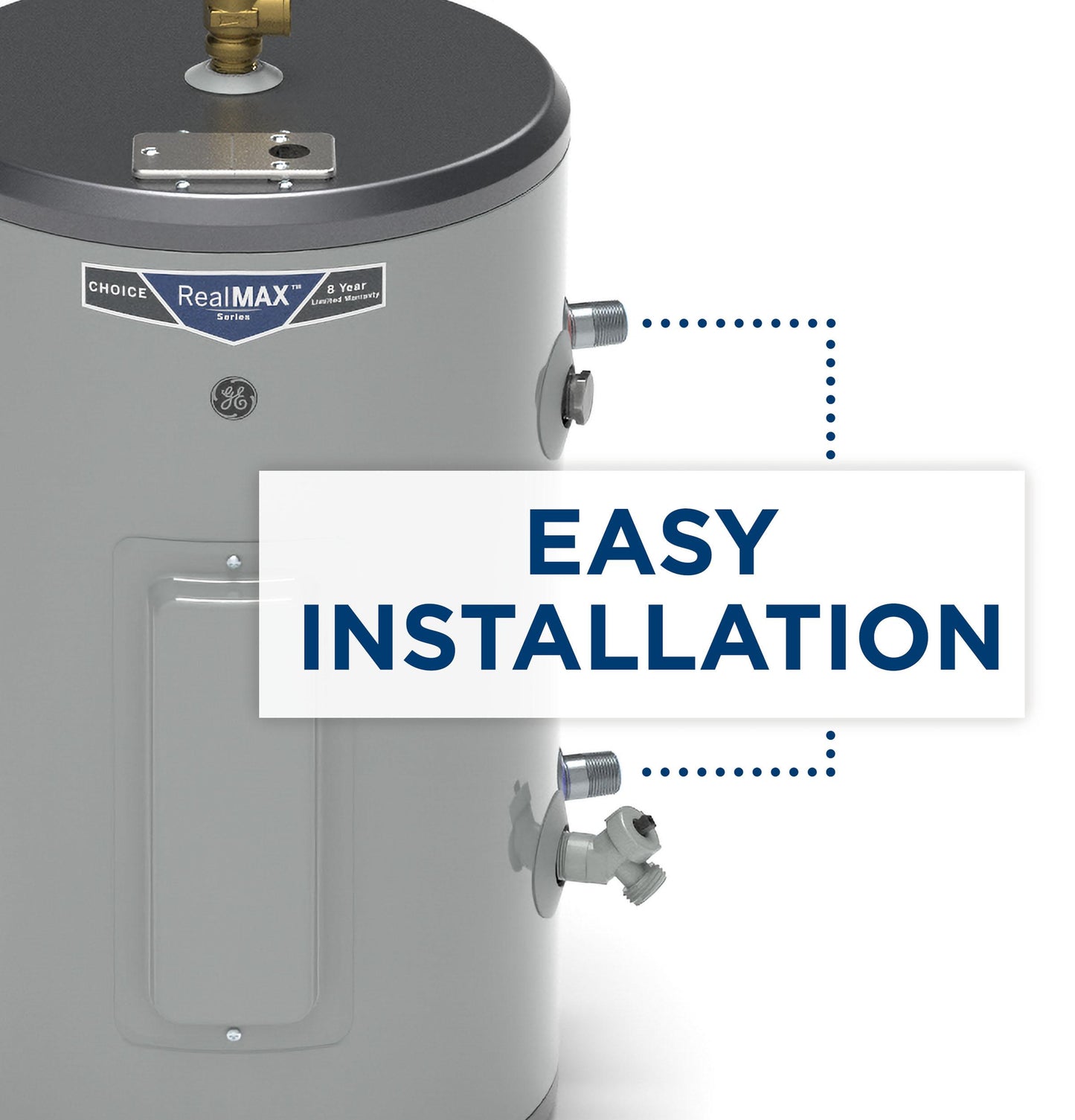 GE02P08BAR GE® 2.5 Gallon Electric Point of Use Water Heater