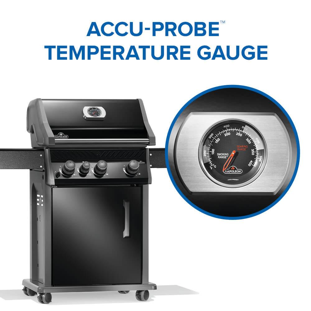 Napoleon Bbq R425SBPK2FB Rogue 425 SB with Range Side Burner , Propane, Black