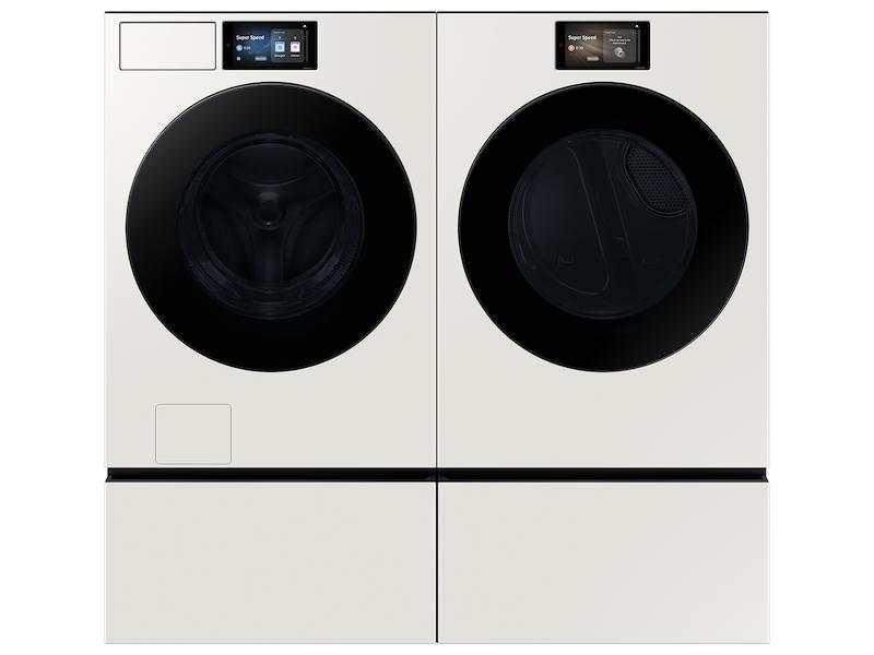 Samsung WE602NY Bespoke 27" Wide Laundry Pedestal with Storage Drawer in Ivory