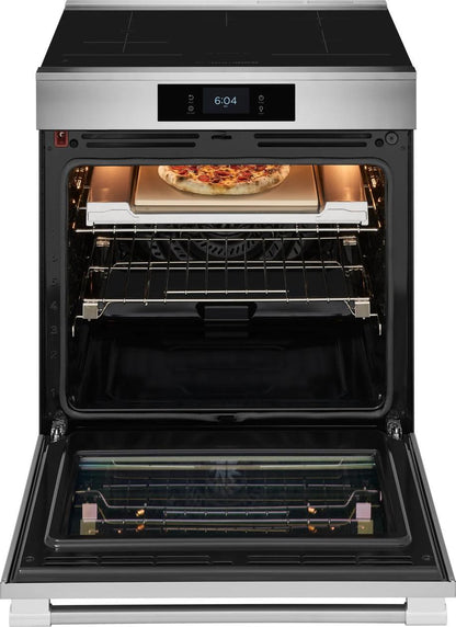 Frigidaire PCFI3085BF 30" Induction Range with Stone-Baked Pizza