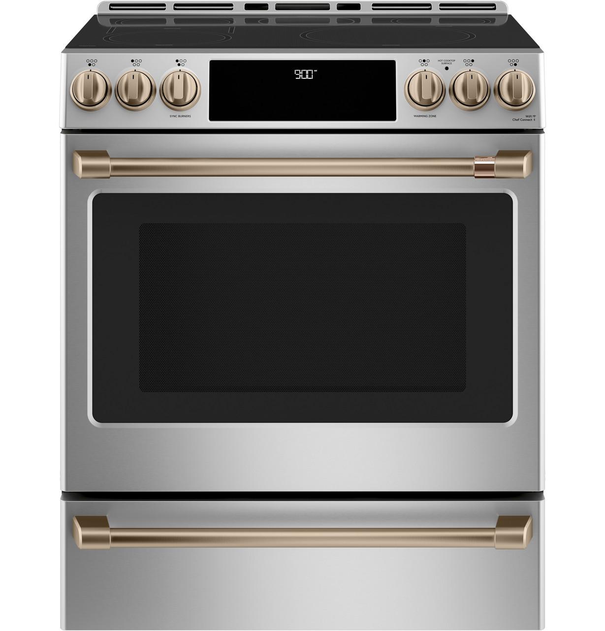 Cafe CXFCHHKPMBZ CAF(EBACK)™ Front Control Induction Knobs and Handles - Brushed Bronze