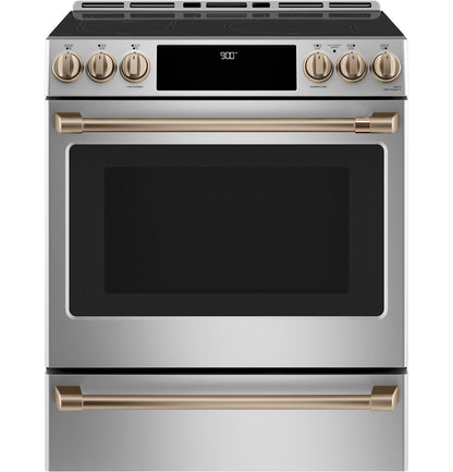 Cafe CXFCHHKPMBZ CAF(EBACK)™ Front Control Induction Knobs and Handles - Brushed Bronze