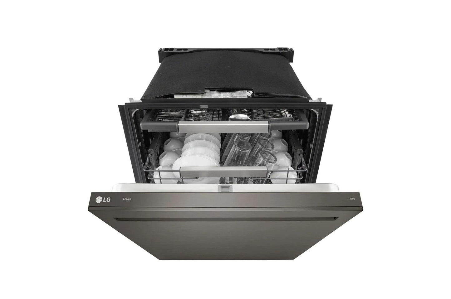 Lg LDNPH753D Smart FlushFit™ Top Control Dishwasher with 1-Hour Wash & Dry, QuadWash® Pro, TrueSteam® and Dynamic Heat Dry™ w/AutoVent Dry™