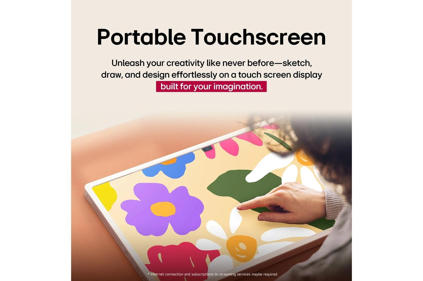 Lg 27LX6TYGA StanbyME 2 27 Inch Portable Smart Touch Screen with 4hr Battery