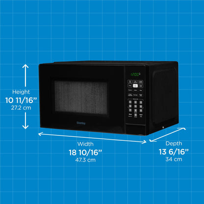 DBMW0921BBB Danby 0.9 cu. ft. Countertop Microwave in Black