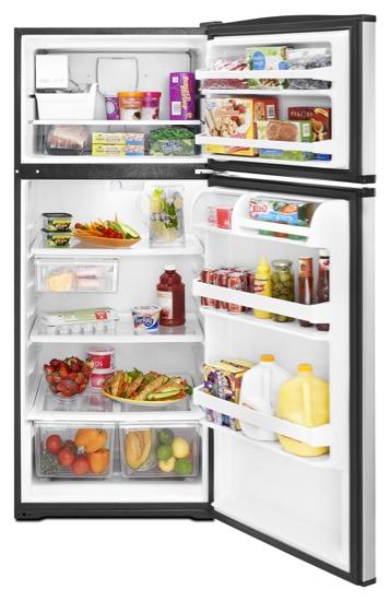 17.6 cu. ft. Top-Freezer Refrigerator(Stainless Steel)