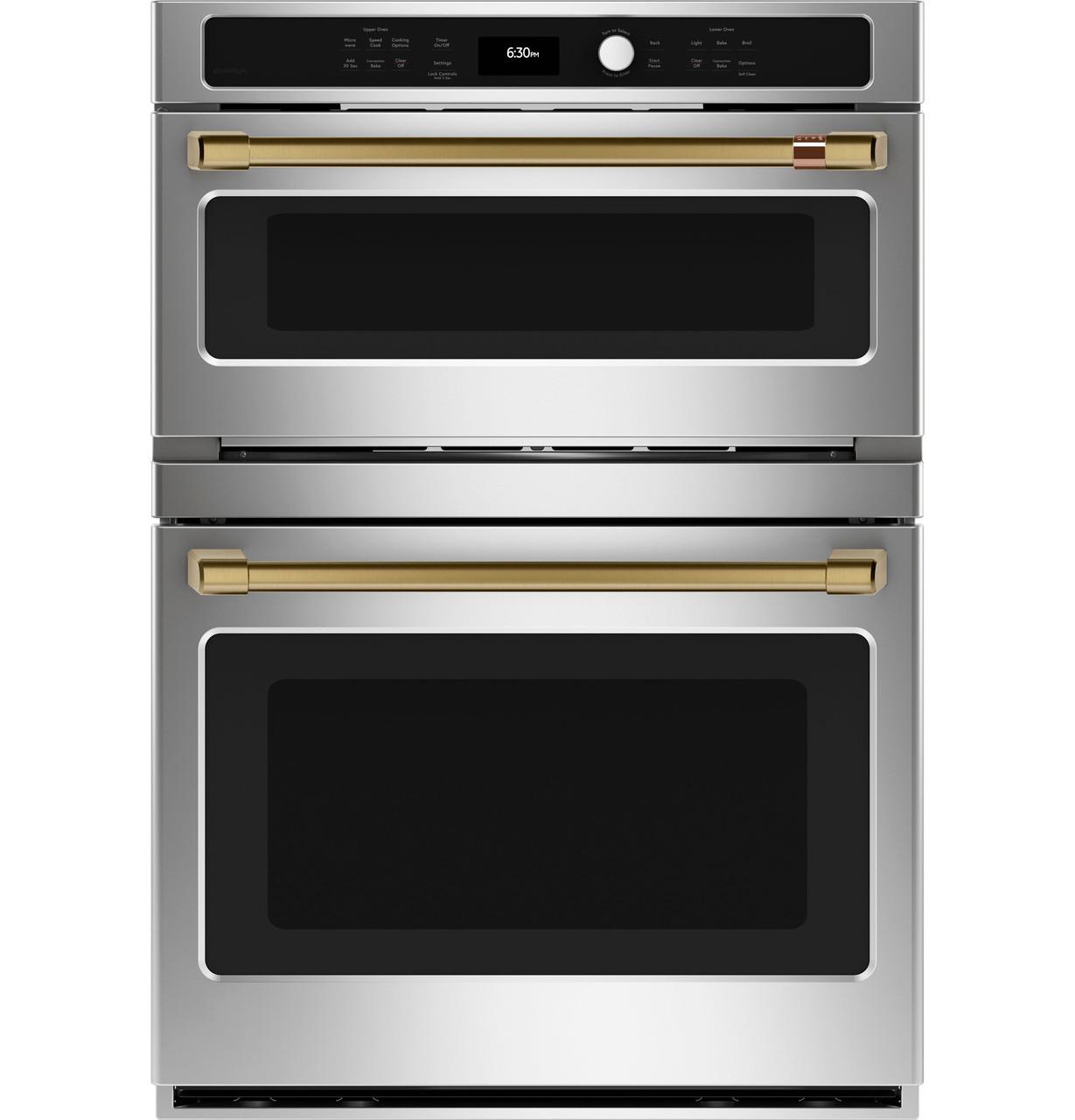 Cafe CXWD0H0PMCG Caf(eback)™ Handle Kit - Wall Oven Brushed Brass