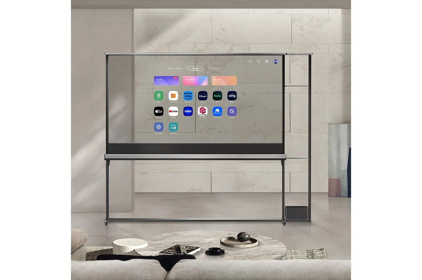 Lg OLED77T4PUA 77 Inch Class LG SIGNATURE OLED T: World's first Transparent 4K Smart TV 2024 with True Wireless Video & Audio Transfer