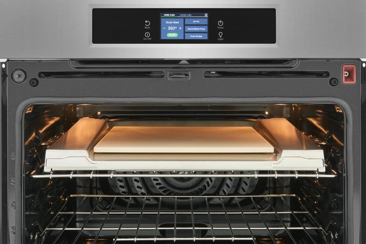 Frigidaire PCWD3085AF 30" Double Wall Oven with Stone-Baked Pizza Mode