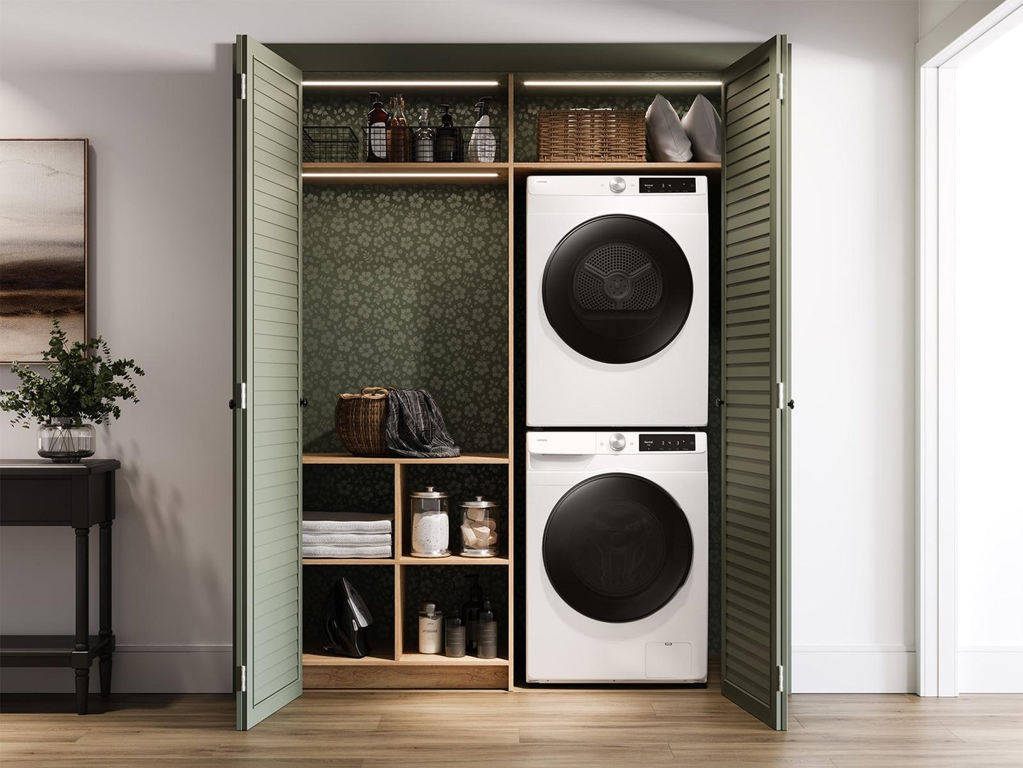 Samsung WW25FG6B34BEA2 Compact Front Load Washer 2.5 cu. ft. Wi-Fi Connectivity Super Speed Wash