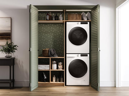 Samsung WW25FG6B34BEA2 Compact Front Load Washer 2.5 cu. ft. Wi-Fi Connectivity Super Speed Wash