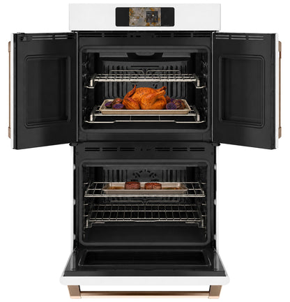Cafe CTD90FP4ZW2 CAF(EBACK)™ Professional Series 30" Smart Built-In Convection French-Door Double Wall Oven