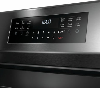 Frigidaire GCRG3060BD 30" Rear Control Gas Range with Total Convection