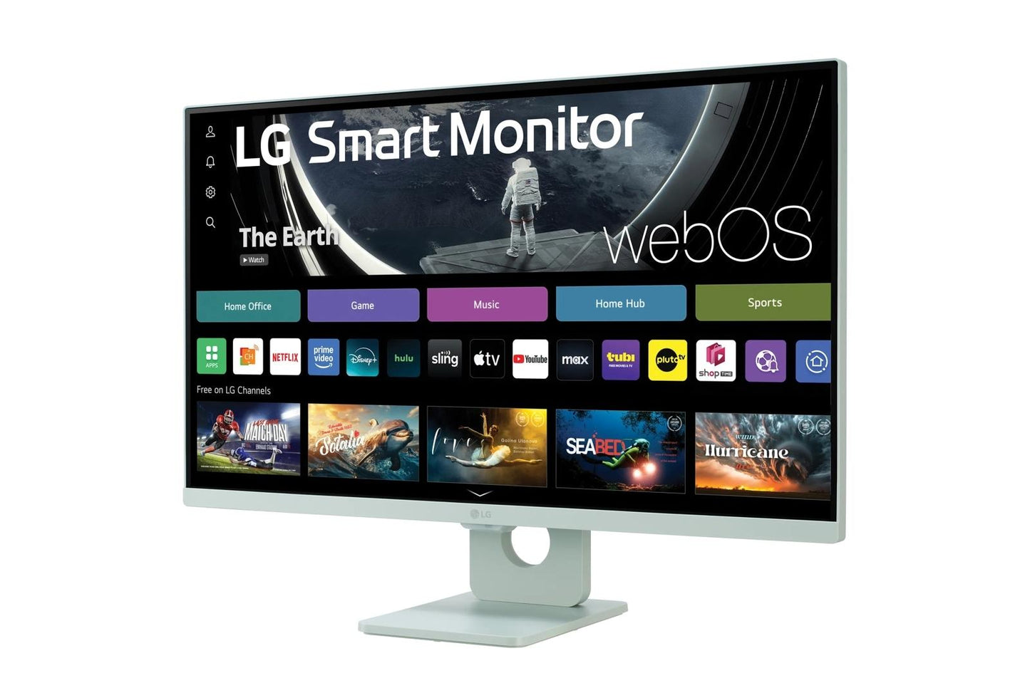 Lg 27SR50FG 27 Inch Full HD IPS Smart Monitor with webOS and Built-in Speakers