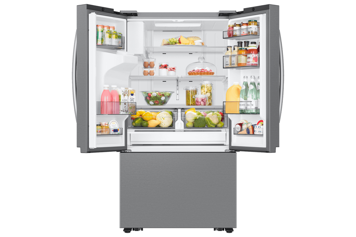Samsung RF27CG5B30SR Bespoke AI 3-Door French Door Mega Capacity  External Water & Ice Dispenser  26 cu. ft.