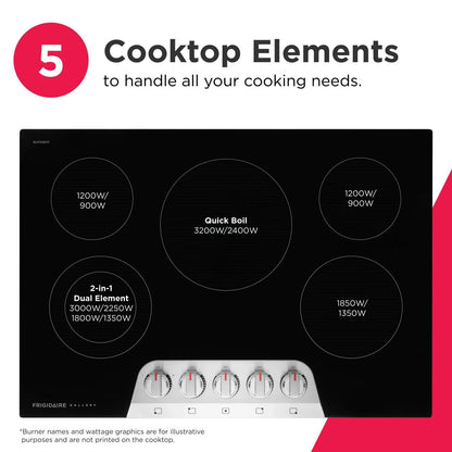 Frigidaire GCCE3070BS 30" Electric Cooktop