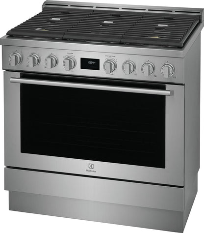 Electrolux ECFG3668AS 36" Front Control Freestanding Gas Range