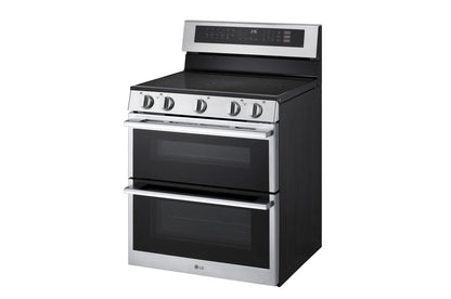 Lg LDEL7324YE 7.3 cu. ft. Smart Electric Double Oven Freestanding Range with ProBake Convection®, Air Fry & Air Sous Vide