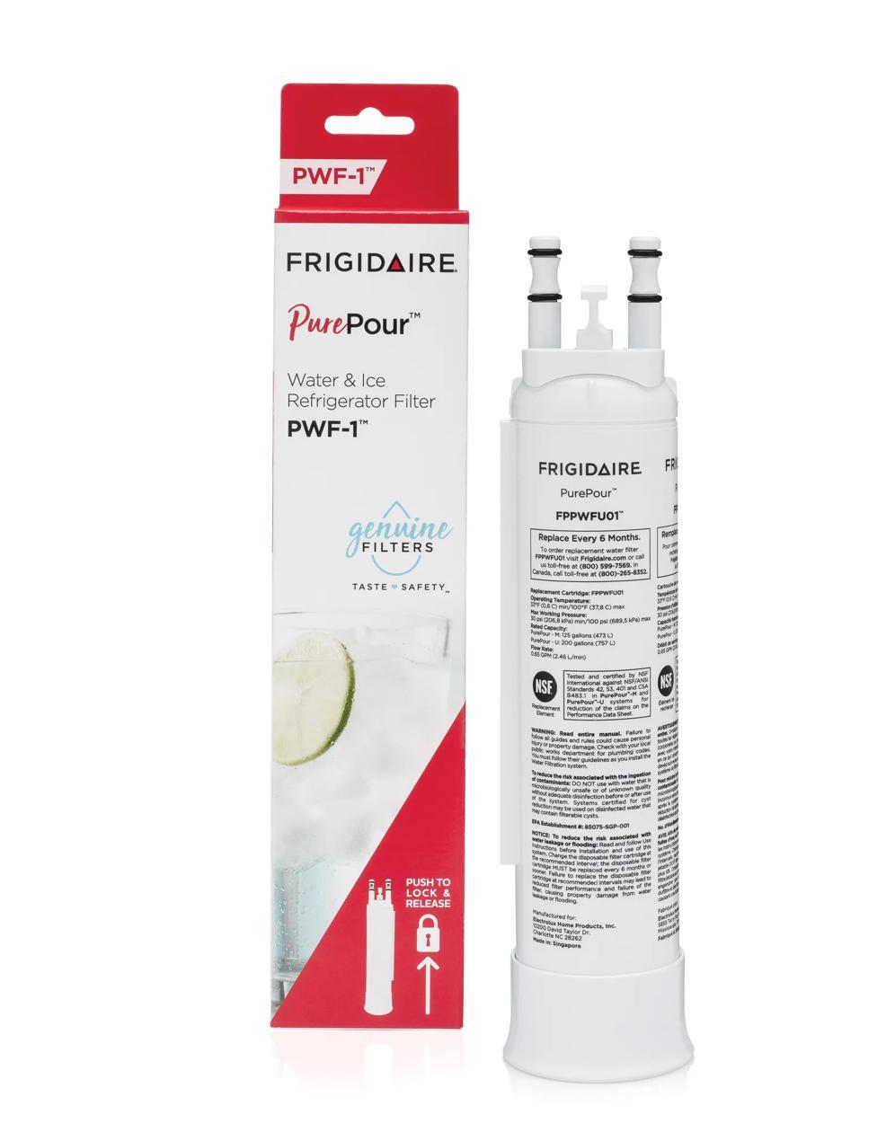 Frigidaire FRIGCOMBO14 FPPWFU01, FRGPAAF1 and (2) FRPAPK2RF Water Filter and Air Filter Combo Kit with Produce Keepers