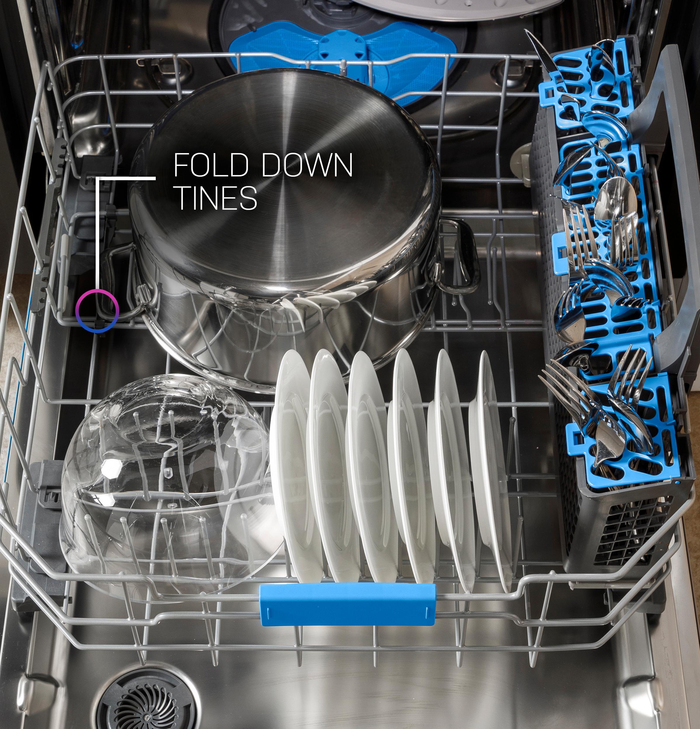 PDP755SBVTS GE Profile™ ENERGY STAR Smart UltraFresh System Dishwasher with Microban™ Antimicrobial Technology with Deep Clean Washing 3rd Rack, 42 dBA