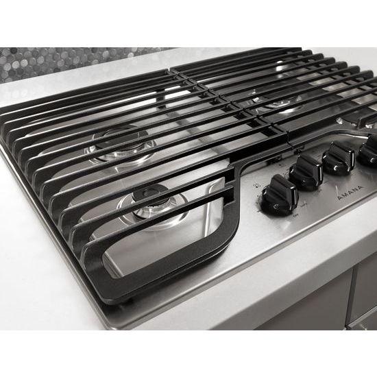 Amana® 30-inch Gas Cooktop with 4 Burners - Black