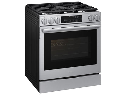 Samsung NSG90H60SR Bespoke Smart Slide-in Gas Range Pro Style Elite Design  Illuminated Knobs  Air Fry Max