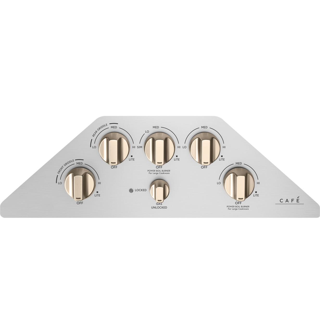 Cafe CGP95362MS1 CAF(EBACK)™ 36" Gas Cooktop
