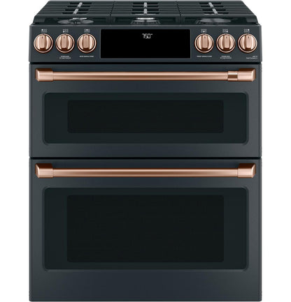 Cafe CXFCGHKPMCU CAF(EBACK)™ Front Control Gas Knobs and Handles - Brushed Copper