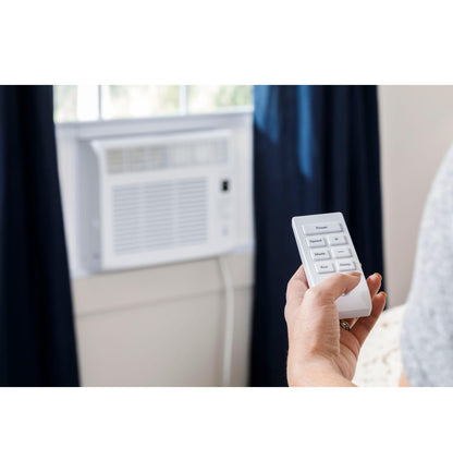 AHW05LZ GE® 5,000 BTU Electronic Window Air Conditioner for Small Rooms up to 150 sq ft. in White size 12 9/16 H x 16 7/16 W x 15 D