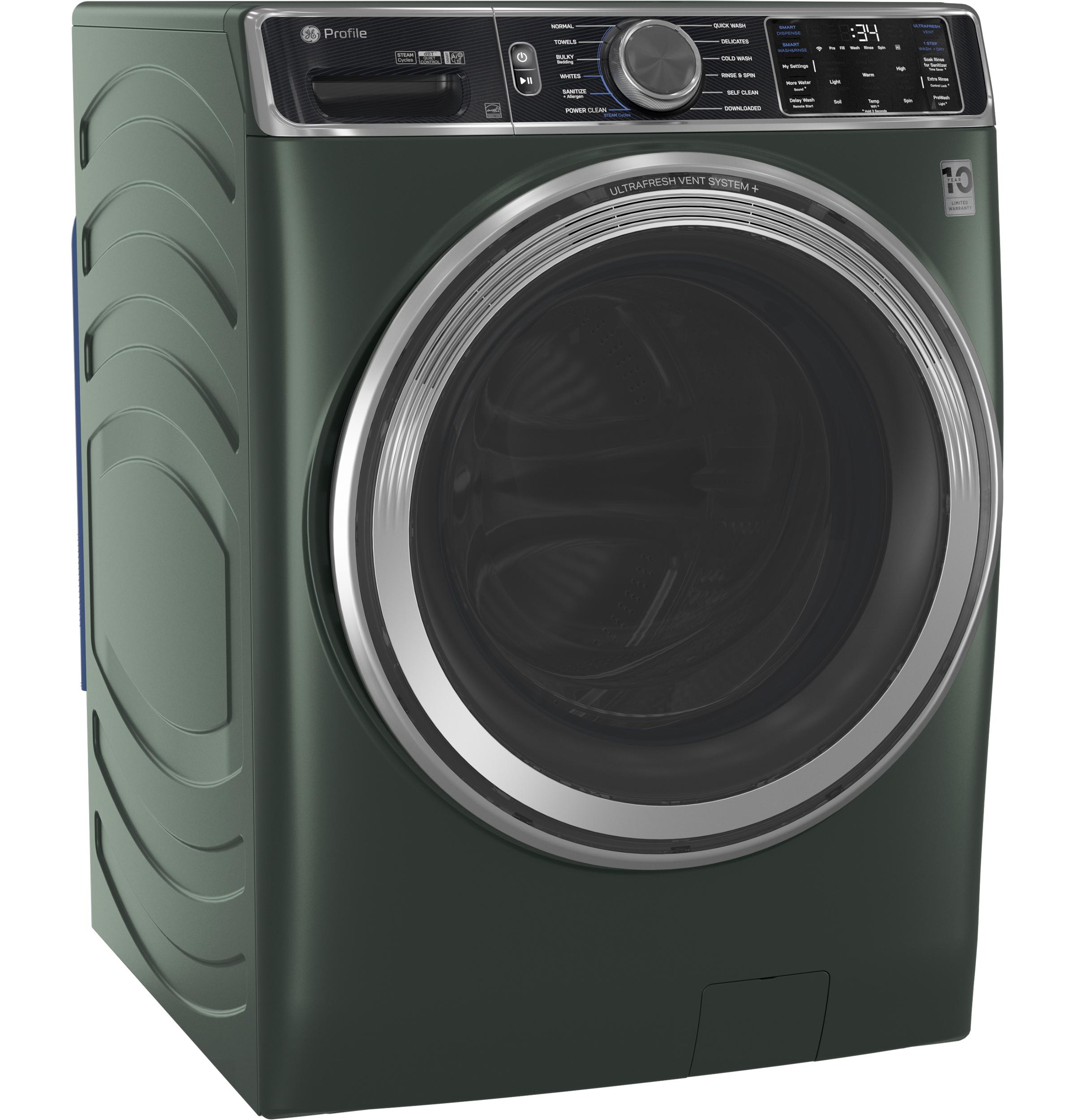 PFW955SPWGN GE Profile™ 5.5 cu. ft. Capacity Smart Front Load ENERGY STAR® Steam Washer with UltraFresh Vent System+ and Smart Wash & Smart Rinse