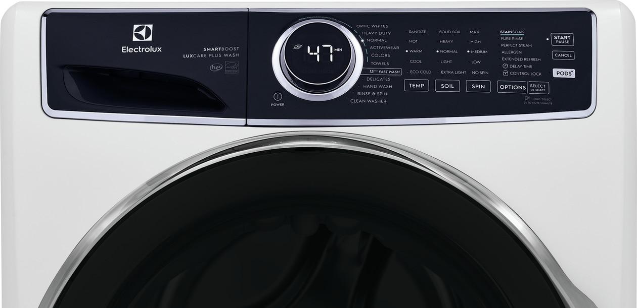 ELFW7637AW Electrolux Front Load Perfect Steam™ Washer with LuxCare® Plus Wash and SmartBoost® - 4.5 Cu. Ft.