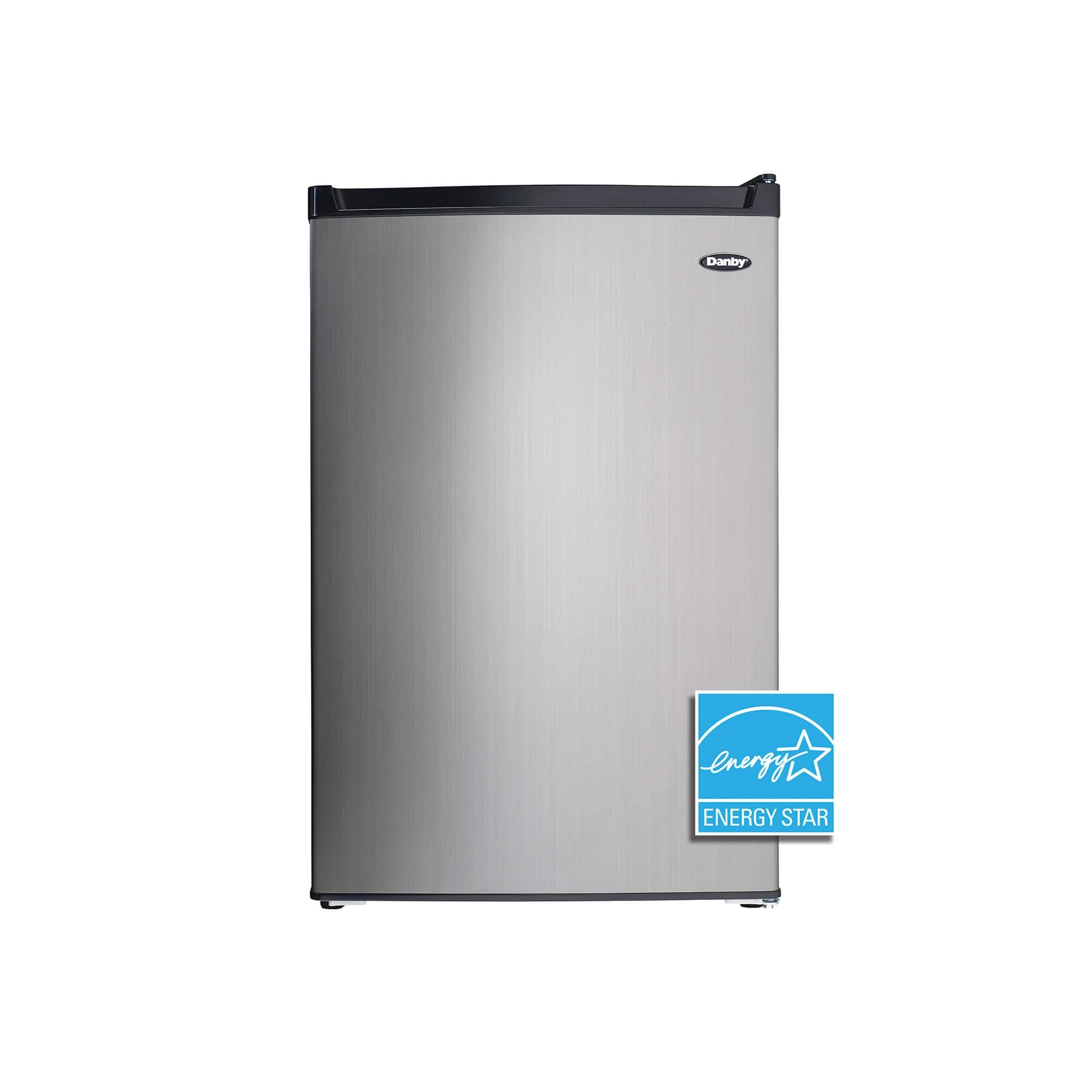 DCR045B1BSLDB Danby 4.5 cu. ft. Compact Fridge with True Freezer in Stainless Steel