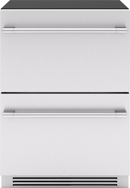 Zephyr PRRFD24C2AS Presrv Refrigerator Freezer Drawers, 24in, SS