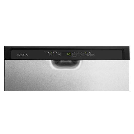 Dishwasher with Stainless Steel Interior - black