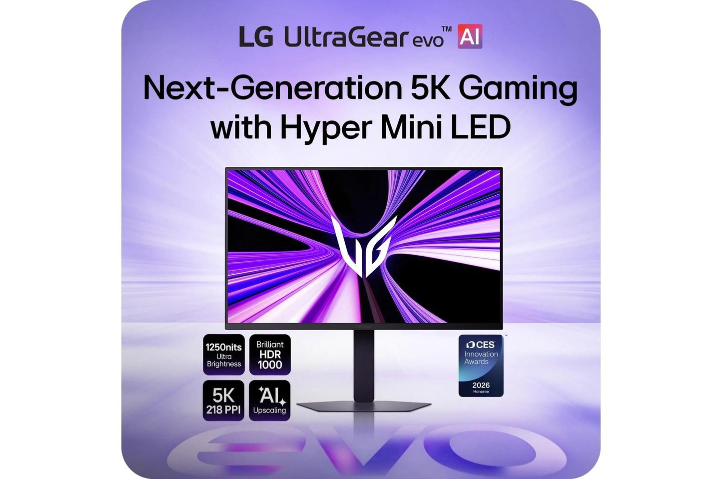 Lg 27GM950BB 27 Inch UltraGear™ evo AI GM9, Hyper Mini LED 5K Gaming Monitor