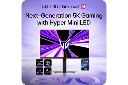 Lg 27GM950BB 27 Inch UltraGear™ evo AI GM9, Hyper Mini LED 5K Gaming Monitor