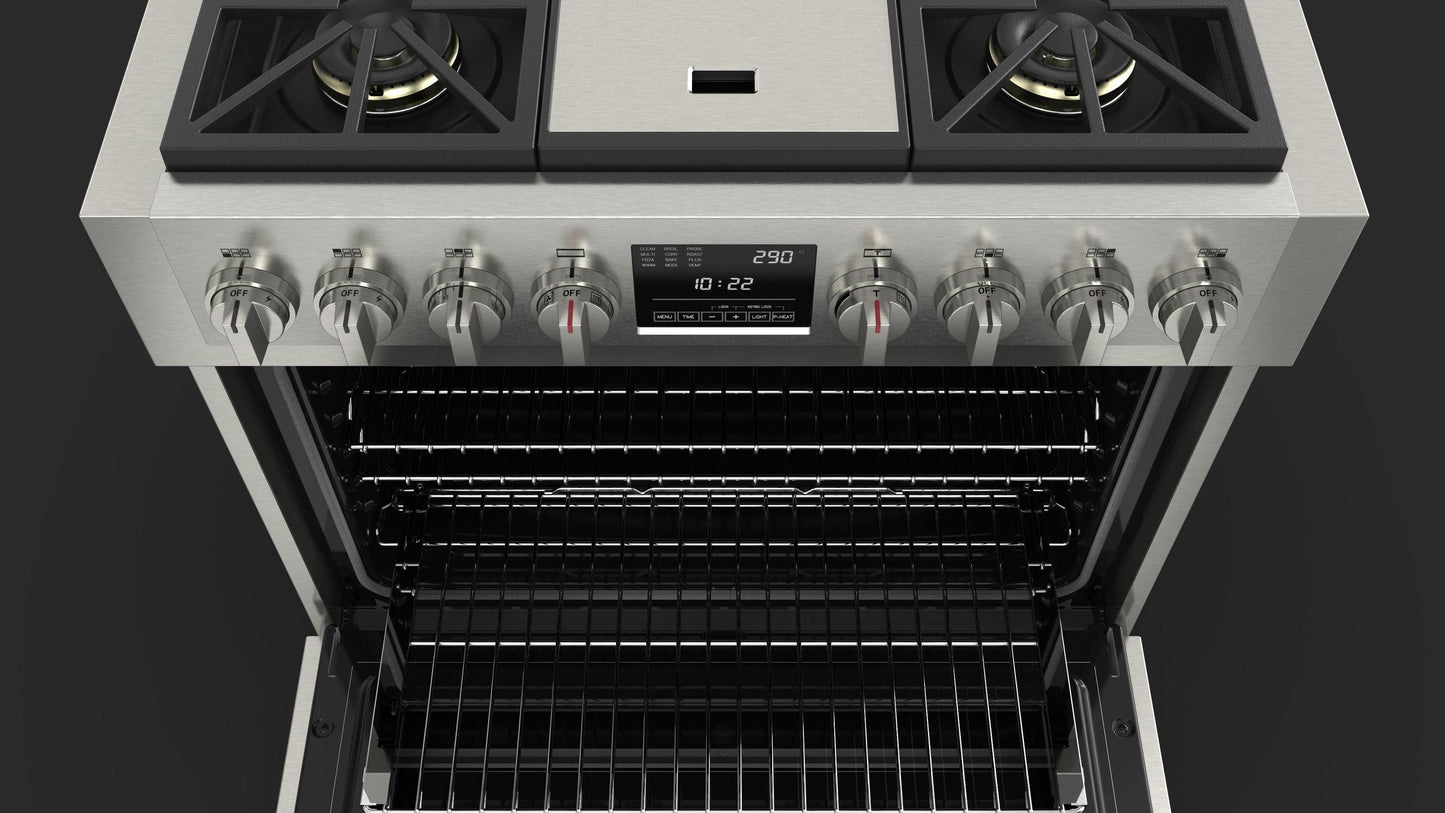 36 DUAL FUEL PRO RANGE WITH GRIDDLE