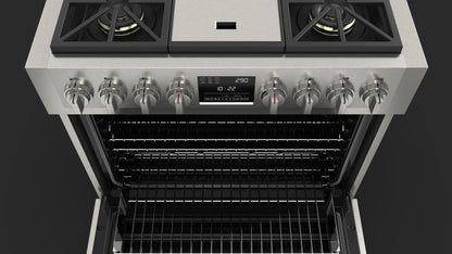 36 DUAL FUEL PRO RANGE WITH GRIDDLE