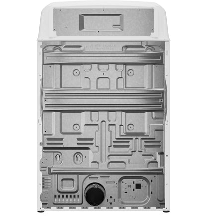 GTX38GASWWS GE® 6.2 cu. ft. Capacity Gas Dryer with Up To 120 ft. Venting and Shallow Depth