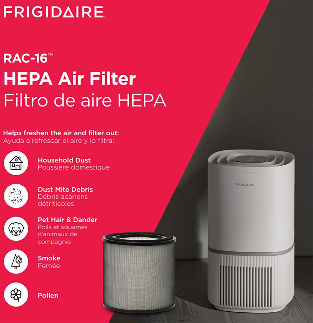 Frigidaire FRPARAC16 PureAir® RAC-16 HEPA Air Filter