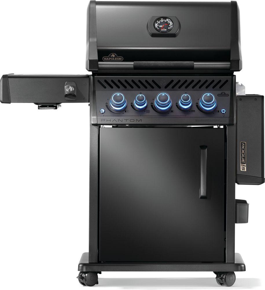 Napoleon Bbq RPS425RSIBNK2PHM Phantom Rogue PRO-S 425 RSIB with Infrared Side and Rear Burner , Natural Gas, Matte/Matt Black