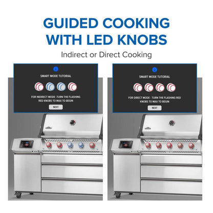 Napoleon Bbq PRO665VXRSIBNSS Prestige PRO 665 Elite with Smart Technology & Electric Smoker Box , Natural Gas, Stainless Steel