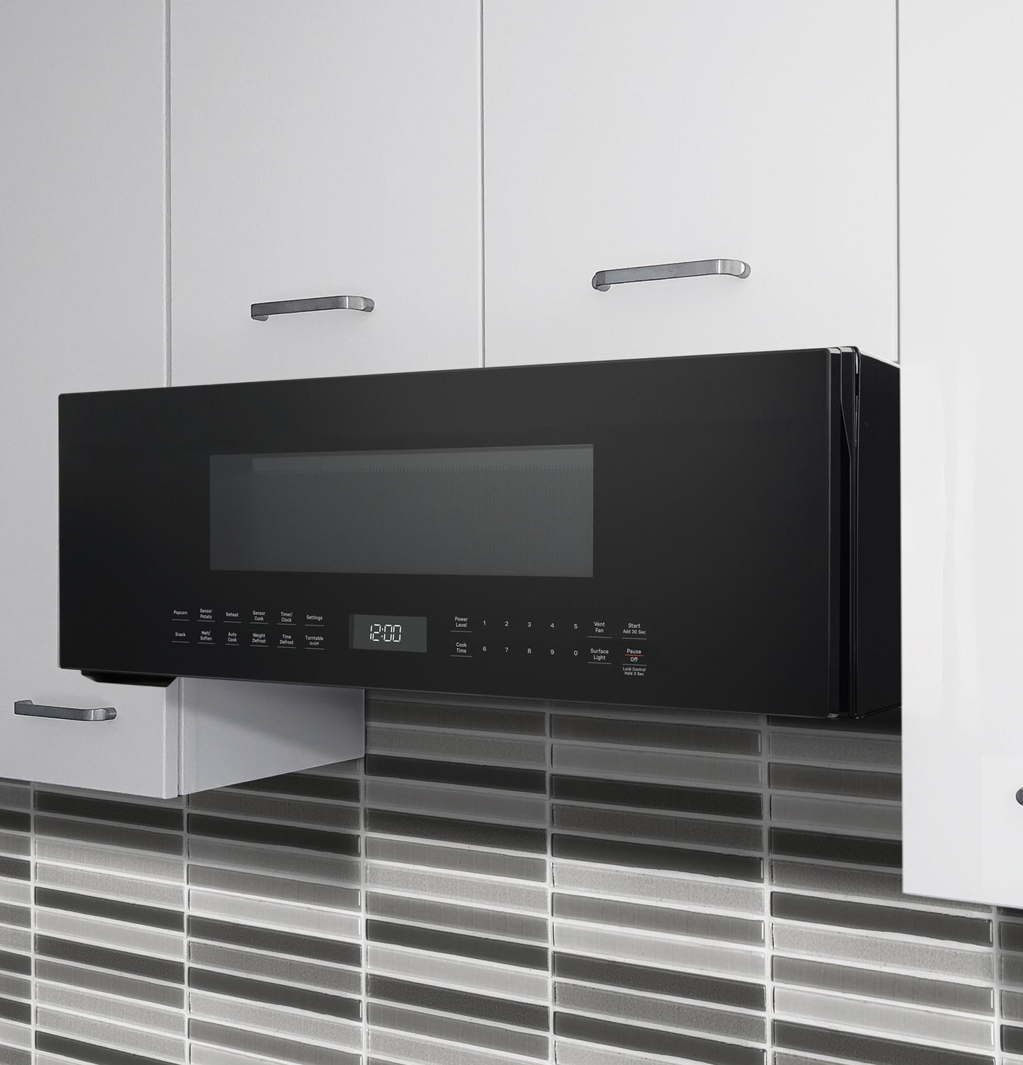 Cafe UVM9125DYBB 1.2 Cu. Ft. Over-the-Range Low Profile Sensor Microwave Oven