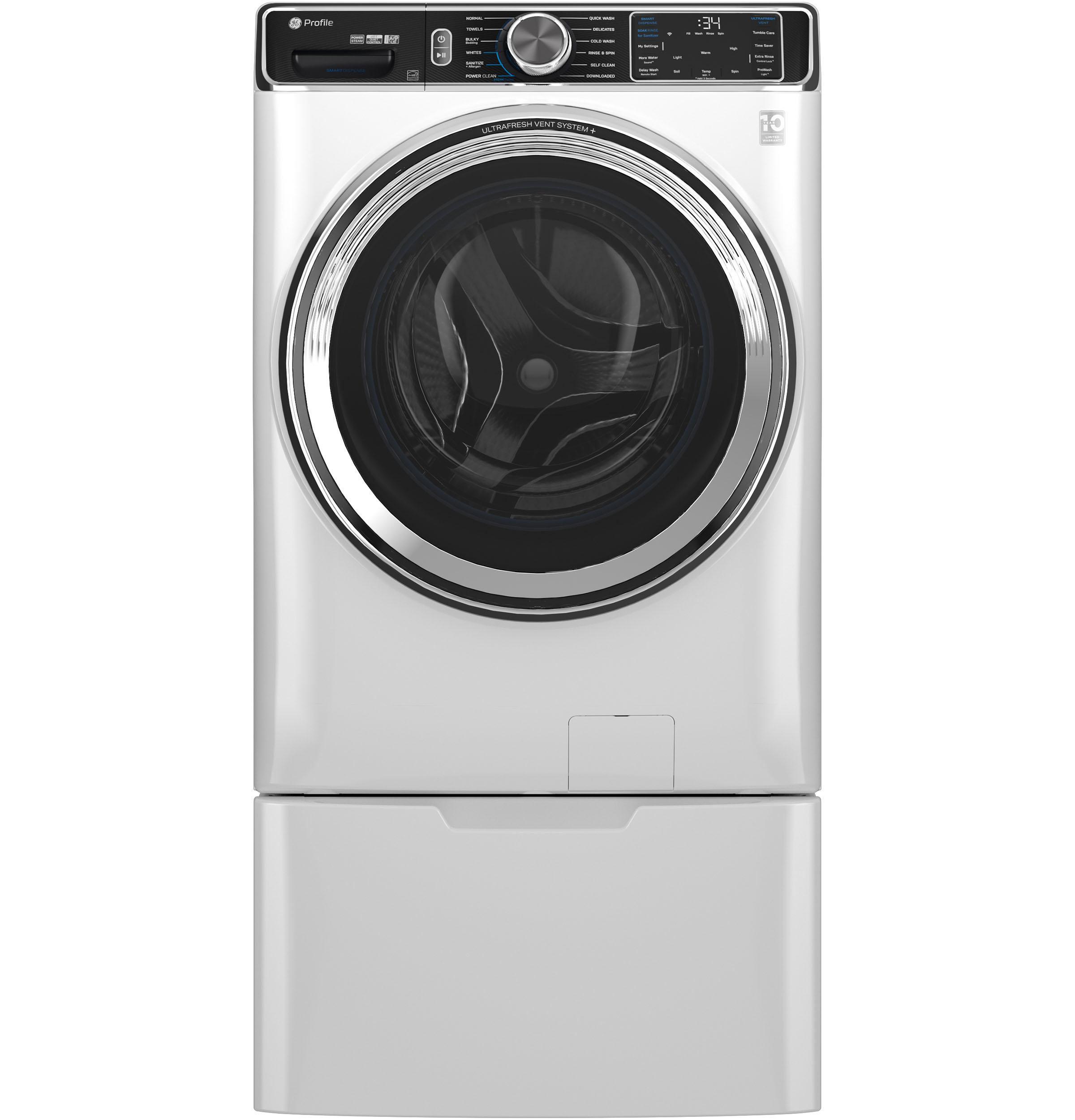 PFW870SSVWW GE Profile™ 5.3 cu. ft. Capacity Smart Front Load ENERGY STAR® Washer with UltraFresh™ Vent System+ with OdorBlock™