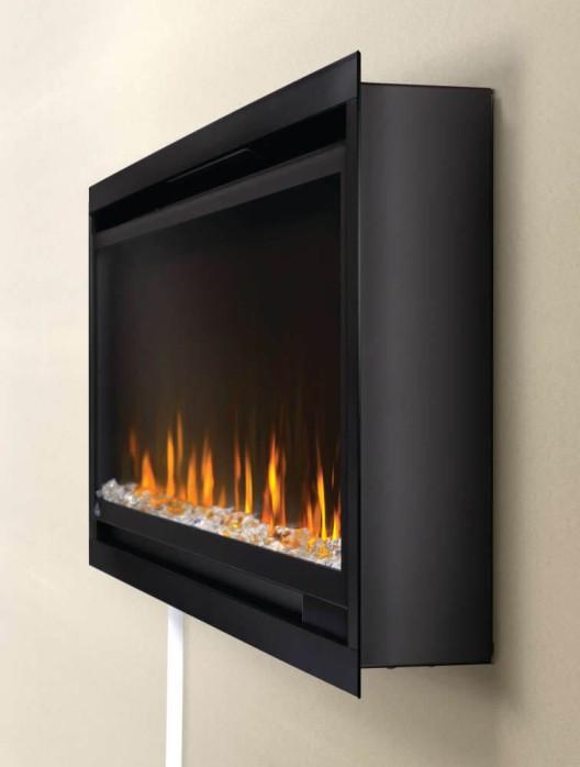 Napoleon Bbq NEFL42CHD1 Alluravision 42 Deep Depth Wall Hanging Electric Fireplace