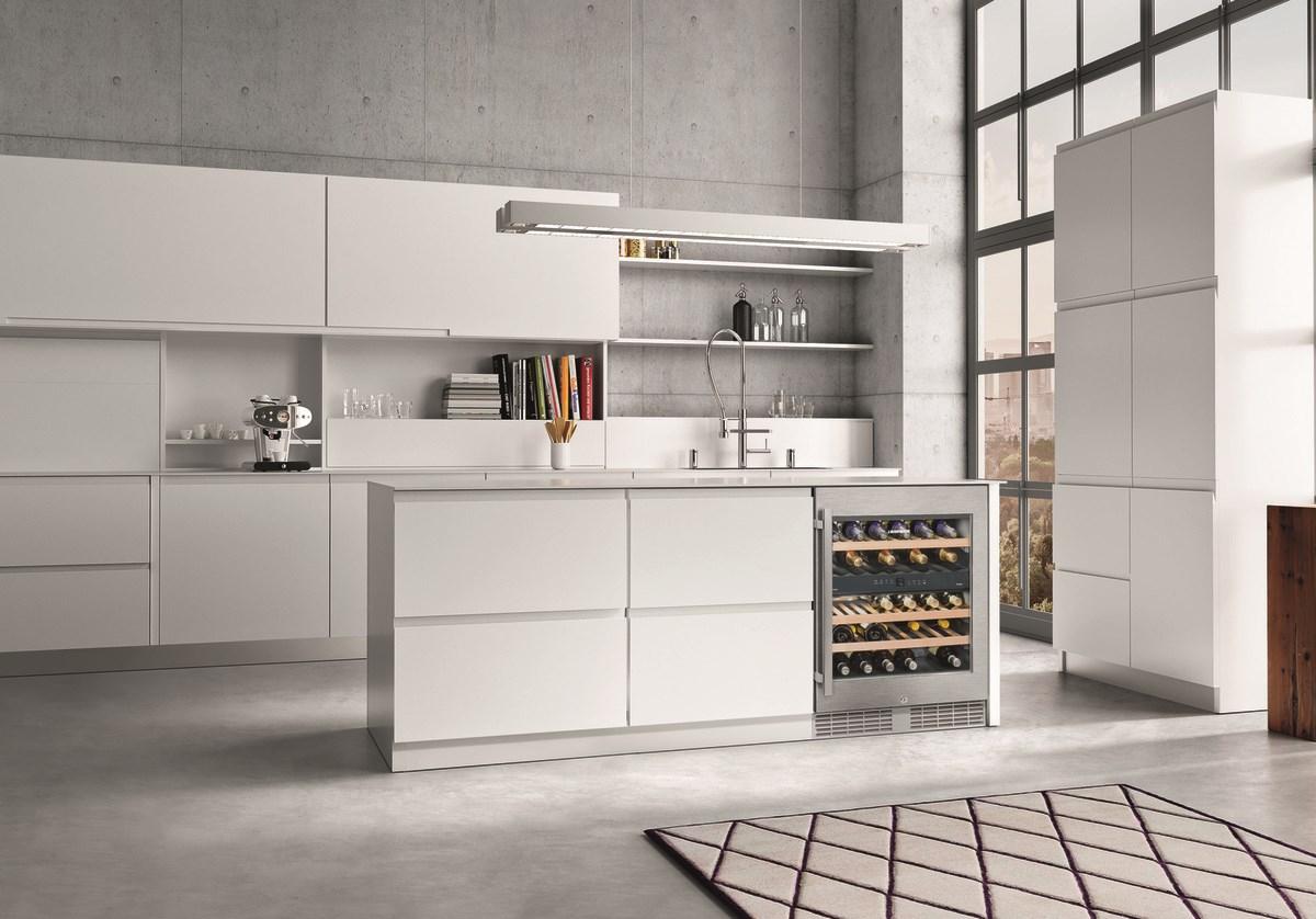 Liebherr WU3400 Undercounter Wine Cabinet, 24", Lock, 2 Zone, Reversible Door