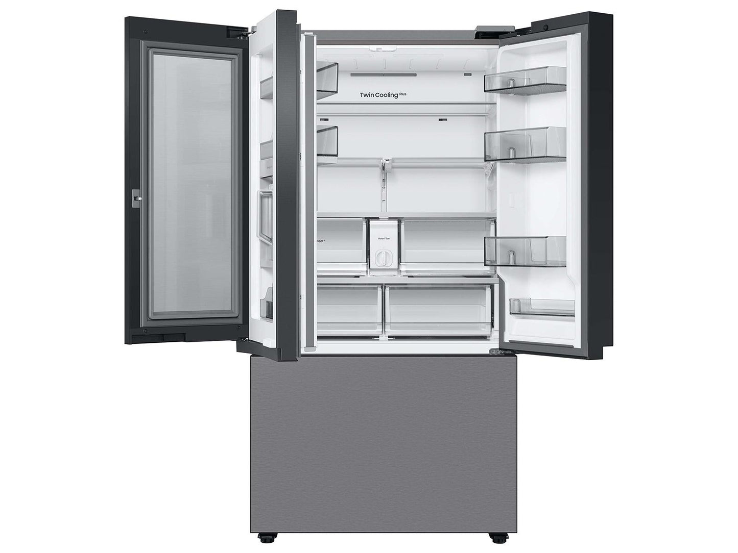 Samsung RF24BB6600QL Bespoke AI 3-Door French Door Beverage Center™  Dual Ice Maker  24 cu.ft.