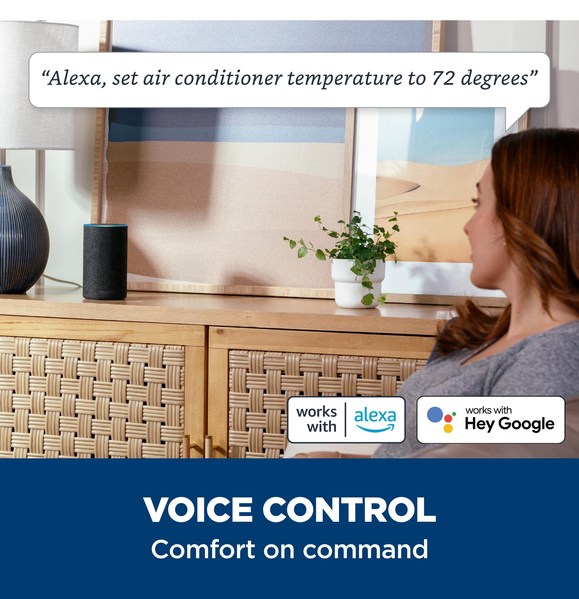 GE® 8,000 BTU Smart Electronic Window Air Conditioner for Medium Rooms up to 350 sq. ft.