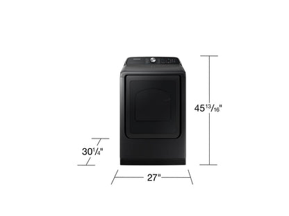 Samsung DVG55CG7100V Top Load Gas Dryer Steam Sanitize+  Sensor Dry  7.4 cu.ft.